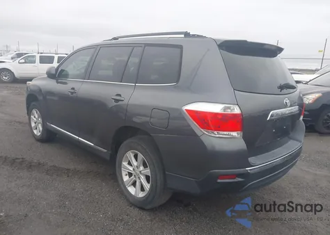2013 Toyota Highlander Base Plus from USA, damaged, VIN 5TDZA3EH7DS031687